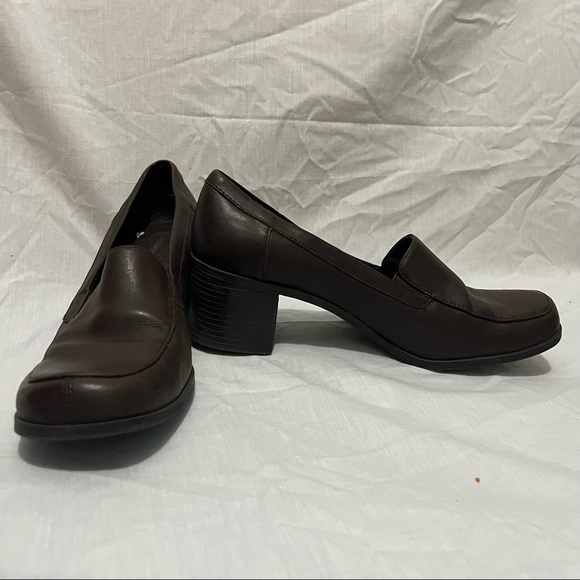 croft & barrow Shoes - Heeled brown loafers